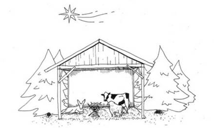 What the Nativity scene would look like without Muslims, Arabs, Africans, Jews or Refugees.